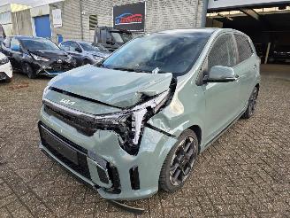 damaged passenger cars Kia Picanto 1.2 GT-Line New Model! Virtual Keyless Navi Leder Camera Stuurverw. Stoelverw. 61KW/83PK 2024/10