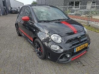 Voiture accidenté Fiat 500C 500 Cabrio|1.4 Abarth|Automaat|Compezione 595 |2017|80dkm|205PK!Getuned! 2017/1