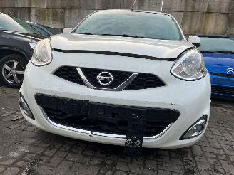 krockskadad bil auto Nissan Micra 1.2 12V Hatchback  Benzine 1.198cc 59kW (80pk) 2014/11