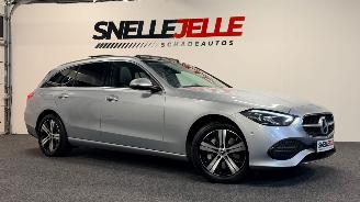 Voiture accidenté Mercedes C-klasse C 300 E LUXURY LINE |PANO|BURMEISTER|MEMORY SEATS| TREKHAAK|360 CAM| 2022/10