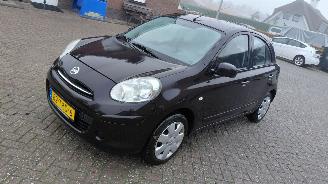 skadebil auto Nissan Micra 1.2i  72kw    airco 5drs 2012/3