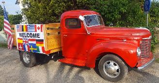 Unfall Kfz LKW Kenworth  INTERNATIONAL PICKUP KB3 1949/1