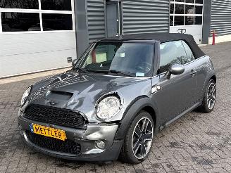 skadebil auto Mini Cooper S 1.6 16V Cooper S Cabrio  Benzine 1.598cc 128kW (174pk) FWD 2010/6