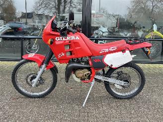krockskadad bil bromfiets Gilera  RC 50 Paris Dakar Rally 1990/6