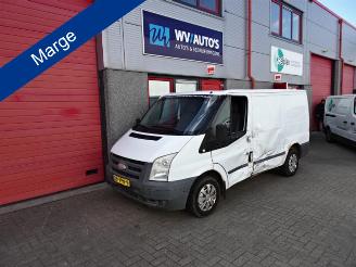 krockskadad bil bedrijf Ford Transit 300S 2.2 TDCI SHD 3 zits airco 2008/4