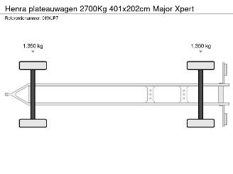 Henra  plateauwagen 2700Kg 401x202cm Major Xpert picture 15