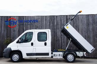 Schadeauto Citroën Jumper 2.2 HDi Dubbele Cabine Kipper Trekhaak Airco Cruise 81KW Euro 5 2012/5
