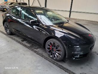 krockskadad bil auto Tesla Model 3 Performance 393-KW Automaat AWD 2023/7