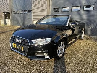Damaged car Audi A3 1.5i CABRIO / AUTOMAAT / LEER / NAVI / CRUISE 2018/10