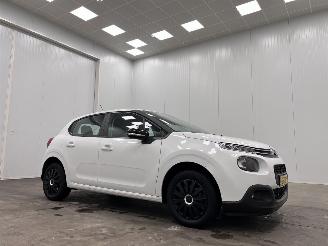 krockskadad bil auto Citroën C3 1.2 PureTech Feel  5-drs Airco 2018/4