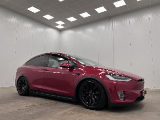 krockskadad bil auto Tesla Model X P100D Performance 6-Persoons 2018/6