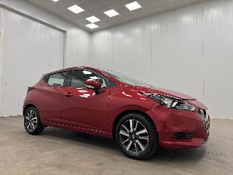 damaged passenger cars Nissan Micra 1.0 Acenta 5-drs Airco 2017/9