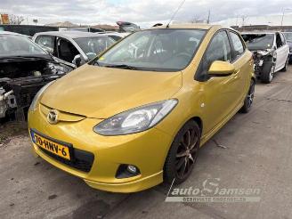 Salvage car Mazda 2 2 (DE), Hatchback, 2007 / 2015 1.3 16V S-VT 2009/1
