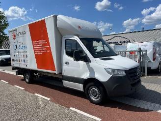 krockskadad bil bedrijf Mercedes Sprinter 314 CDI 105KW KOFFER LAADKLEP LBW KLIMA EURO6 2021/1