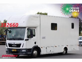 danneggiata veicoli industriali MAN TGL 8.190 Robrise Horsetruck + Camper Camera 61.047 KM! 2019/3