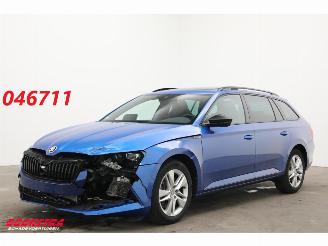 Voiture accidenté Skoda Superb Combi 2.0 TSI 280 PK 4x4 Sportline Pano LED ACC Memory LRHZ 50.618 km! 2023/5