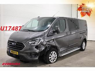 skadebil bedrijf Ford Transit Custom 2.0 TDCI 170 PK Aut. L2-H1 DoKa Leder ACC SHZ Camera AHK 2021/4