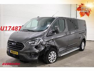 skadebil bedrijf Ford Transit Custom 2.0 TDCI 170 PK Aut. L2-H1 DoKa Leder ACC SHZ Camera AHK 2021/4