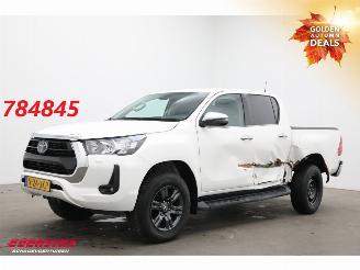 krockskadad bil bedrijf Toyota Hilux 2.4 D-4D Aut. Double Cab Professional ACC Clima Camera 2.463 km! 2024/11
