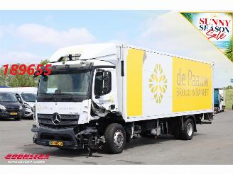 skadebil vrachtwagen Mercedes Antos 2124 Koffer 8.60 Meter!! LBW Euro 6 2017/11