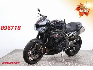 krockskadad bil motor Triumph Speed Triple 1050 RS ABS Arrow Heizgriffe Cruise 21.402 km! 2018/6