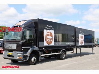skadebil vrachtwagen MAN TGM 12.240 4X2 LL Full Air Manual BDF 2X Laadbak Euro 4 2008/10