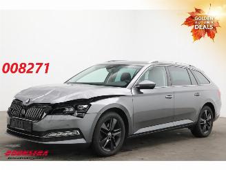 skadebil auto Skoda Superb Combi 2.0 TDI 200 PK DSG 4X4 LED ACC Memory Virtual SHZ 2023/8