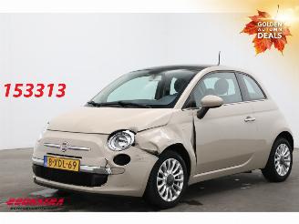 skadebil auto Fiat 500 0.9 TwinAir Turbo Lounge Pano Airco 2014/6