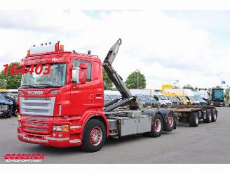 dommages camions /poids lourds Scania R R480 Joab + Kelberg 6X2 Anhänger 2007/4