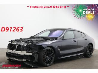 Unfallwagen BMW 8-serie Gran Coupé M850i xDrive M-Sport Pano ACC Ventilatie Memory B&W 2021/2