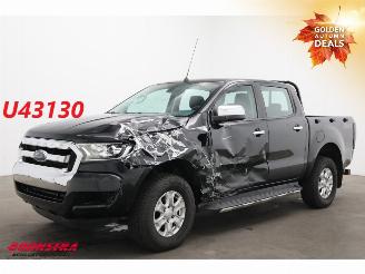 krockskadad bil auto Ford Ranger 2.2 TDCi DoKa 4WD Airco Cruise AHK 2016/2