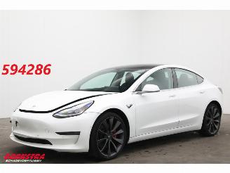 Coche accidentado Tesla Model 3 Performance AWD 75 kWh Pano LED Leder ACC 2020/1