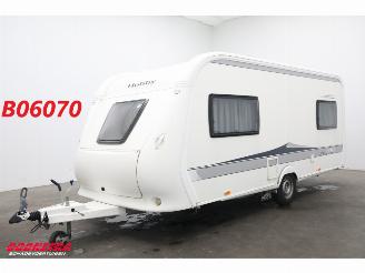skadebil caravan Hobby  490 De Luxe Mover Luifel Fietsendrager Single Beds Rondzit 2011/5