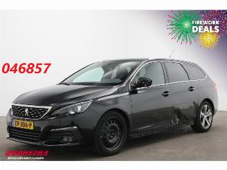 uszkodzony samochody osobowe Peugeot 308 SW 1.2 PT GT-line Pano Navi Clima Cruise Camera 74.860 km! 2019/4