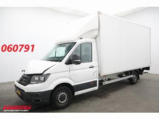 krockskadad bil bedrijf Volkswagen Crafter 2.0 TDI 140 PK DSG LBW Bak-Klep Navi Airco Cruise Camera 2024/7