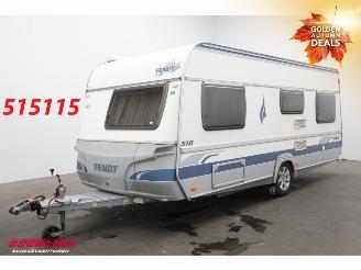 skadebil caravan Fendt  Topas 510 Mover Dakairco Frans Bed Rondzit 2007/1