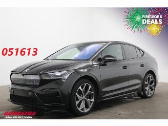 krockskadad bil auto Skoda Enyaq 80 RS LED ACC Memory HUD Pano LRHZ 2022/10