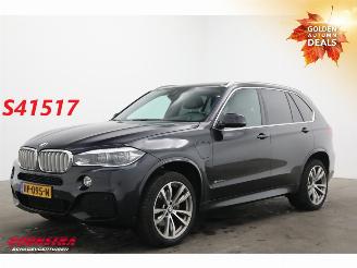 krockskadad bil auto BMW X5 xDrive40e M-Sport Pano HUD LED Memory Leder 360° SHZ 2015/12