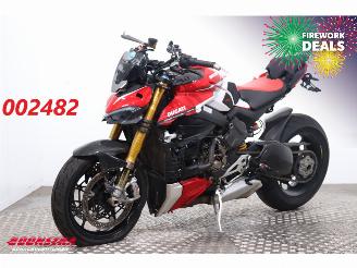 krockskadad bil motor Ducati Streetfighter V4 S Corse ABS LED Heizgriffe 2021/8
