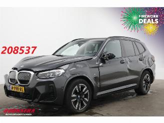 Damaged car BMW iX3 Executive M-sport Pano ACC Leder Navi SHZ AHK 2021/12