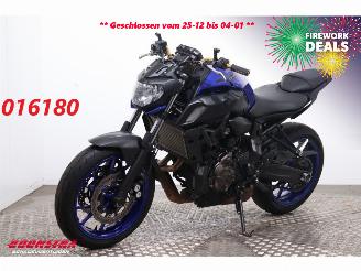 krockskadad bil motor Yamaha MT-07 ABS 2019/10