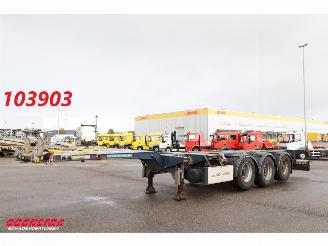 skadebil oplegger Veldhuizen  Flexitrailer 20-45 ft 3-Asser 2X Lift Ausziebar 2011/3