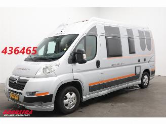 skadebil camper Globecar  Globescout Style 2.2 HDI Solar Dwarsbed TV Airco Cruise 101.558 km! 2009/6