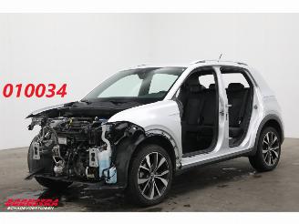 skadebil auto Volkswagen T-Cross 1.0 TSI R-Line DSG Teilediebstahl ACC Virtual Clima Camera SHZ 20.232 km! 2024/11
