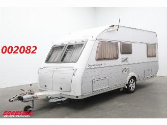 krockskadad bil caravan Kip  47TDB Grey Line Special Mover Luifel Fietsendrager Rondzit 2004/5