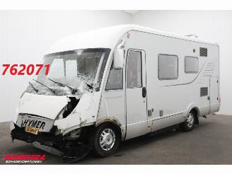 skadebil camper Hymer  B 524 SL 3.0 MJ Aut. Solar Schotel Hefbed Dwarsbed Oven 2010/6