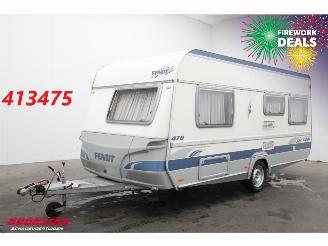 krockskadad bil caravan Fendt  Saphir 470 Rondzit Frans Bed Ringverwarming 2006/10