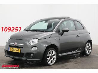 Schadeauto Fiat 500 S 0.9 TwinAir Aut. Sport Schuifdak Leder Clima Camera 142.002 km! 2013/12