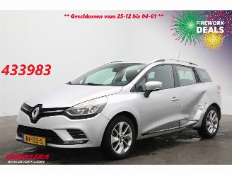 skadebil auto Renault Clio Grandtour Estate 0.9 TCe Zen Navi Airco Cruise 91.873 km! 2017/4