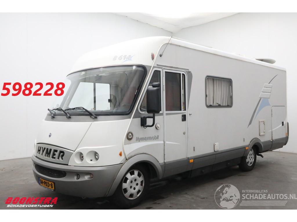 Hymer  B 614 Hymermobil 2.8 JTD Dakairco Solar Hefbed Dwarsbed Cruise Apple/Anrdoid